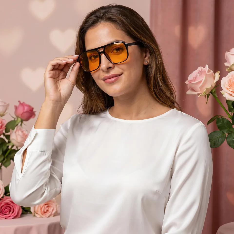 AI-gegenereerde productfoto op model voor e-commerce